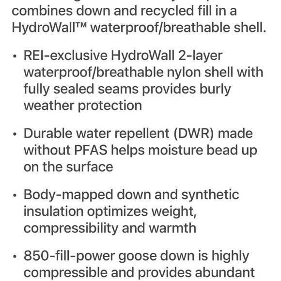 REI Stormhenge 850 Down Hybrid Parka
Men’s M - Picture 13 of 13